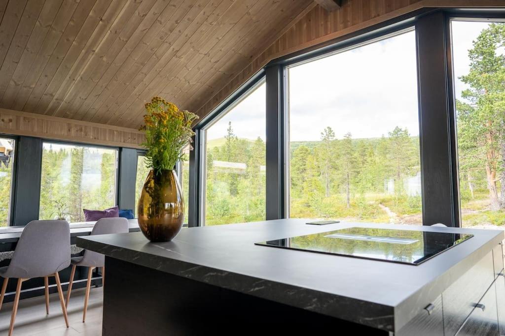New, Modern, Cosy Hut Close To Norefjell Ski & Spa Noresund Buitenkant foto