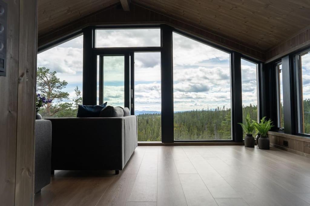 New, Modern, Cosy Hut Close To Norefjell Ski & Spa Noresund Buitenkant foto