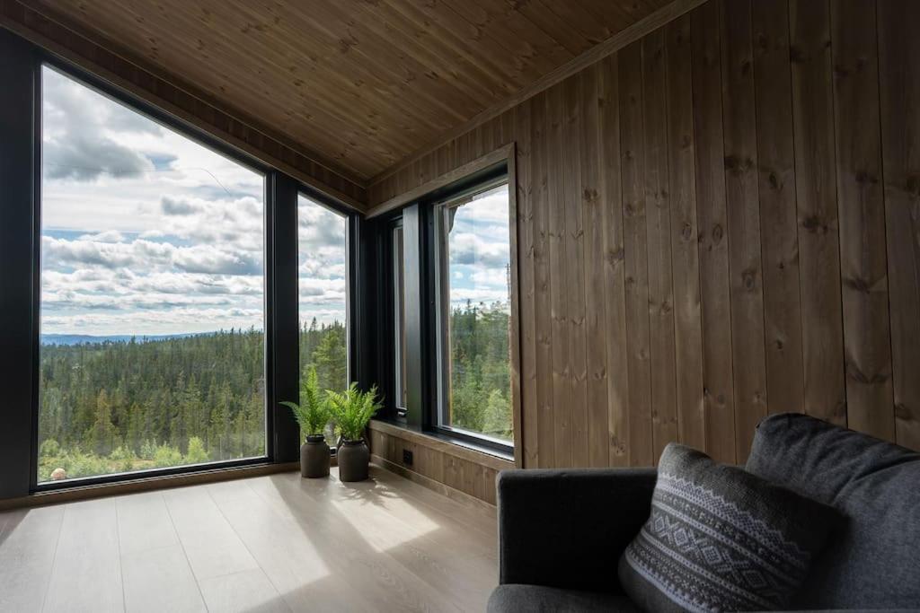 New, Modern, Cosy Hut Close To Norefjell Ski & Spa Noresund Buitenkant foto