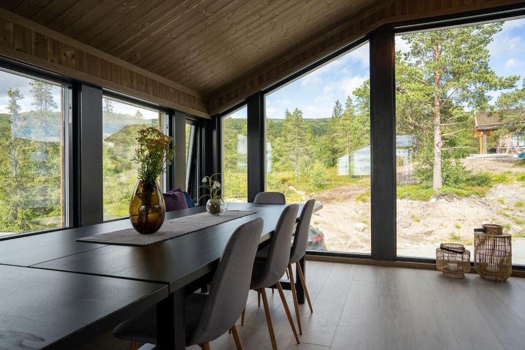 New, Modern, Cosy Hut Close To Norefjell Ski & Spa Noresund Buitenkant foto