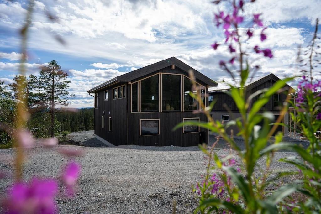 New, Modern, Cosy Hut Close To Norefjell Ski & Spa Noresund Buitenkant foto